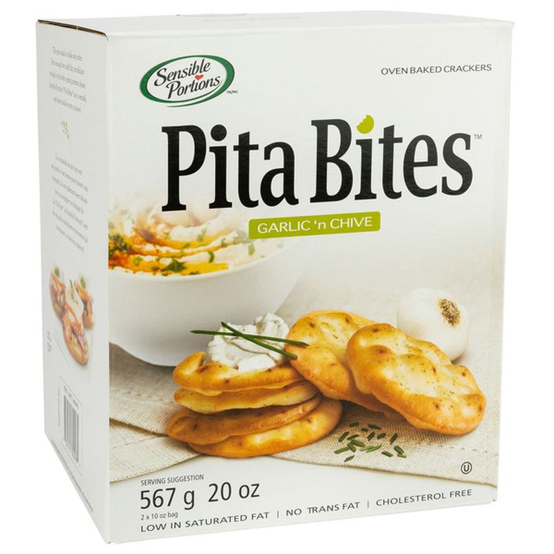 Sensible Portion Garlic 'n Chive Pita Bites