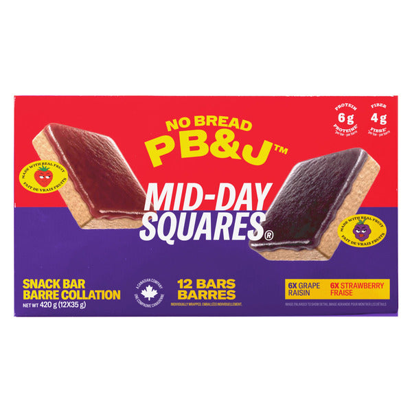Mid-Day Squares PB&J Snack Bar