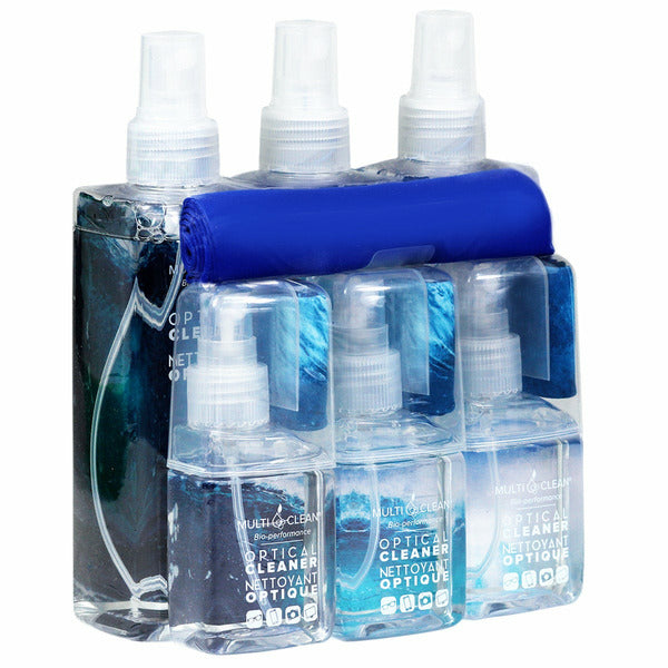 Multi Clean 3x230 ml 3x60 ml Bio-Performance Optical Cleaner  Cloths