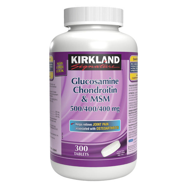 Kirkland Signature Glucosamine, Chondroitin & MSM Tablets