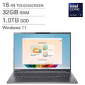 Acer Aspire 16 AI Copilot+ Touchscreen Laptop, Intel Core Ultra 7 258V, 32GB RAM, 1TB SSD
