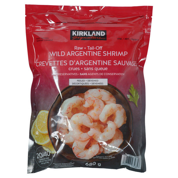 Kirkland Signature Raw Wild Argentine Shrimp