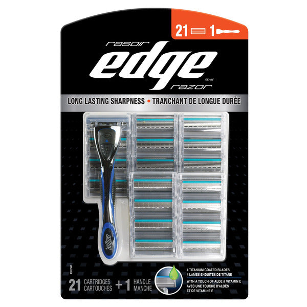Schick Edge Razor With 21 Cartridges