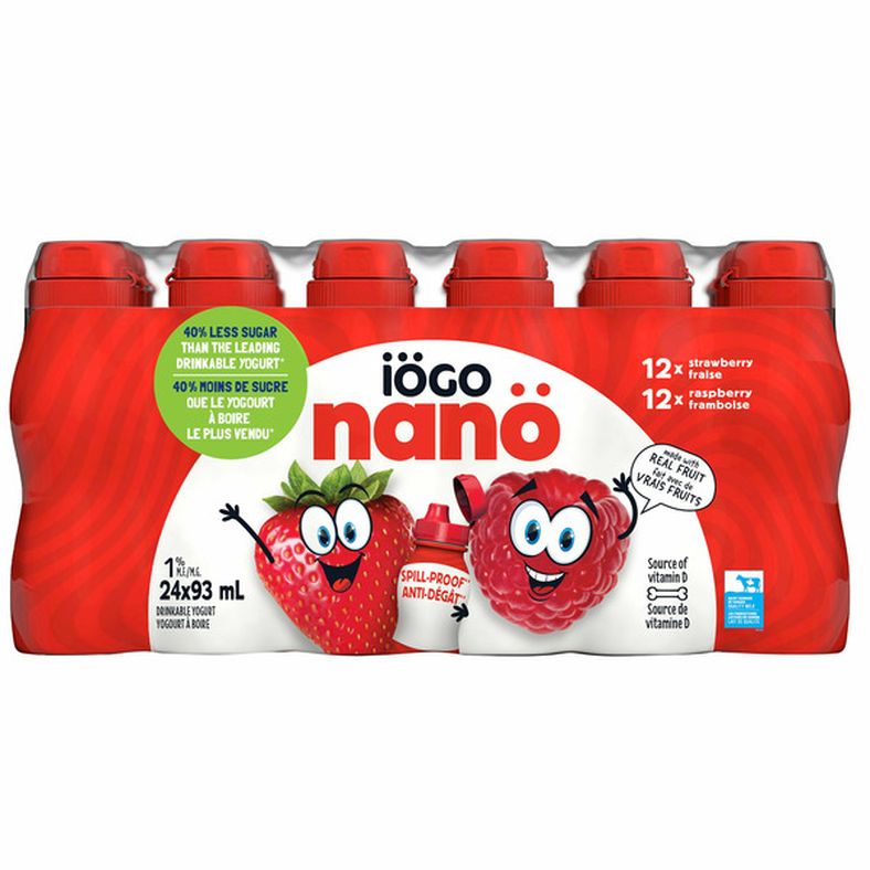 Iogo Assorted 1.5% Nano Drinkable Yogurt
