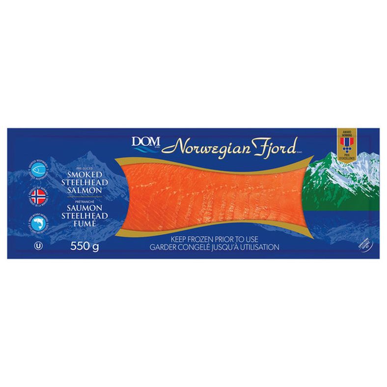 DOM Norwegian Fjord Frozen Smoke Salmon