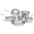 Kirkland Signature 10 Piece 5 Ply Clad Stainless Cookware Set