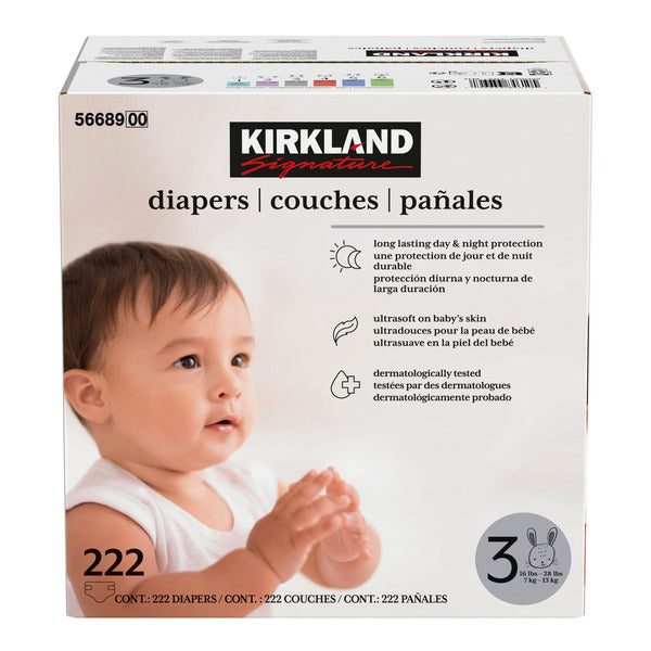 Kirkland Signature Diapers, Size 3