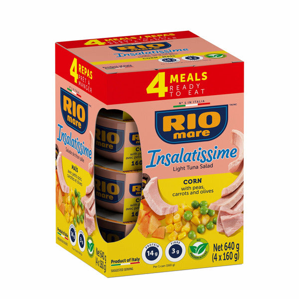Rio Mare Insalatissime Ready to Eat Tuna Salad with Corn