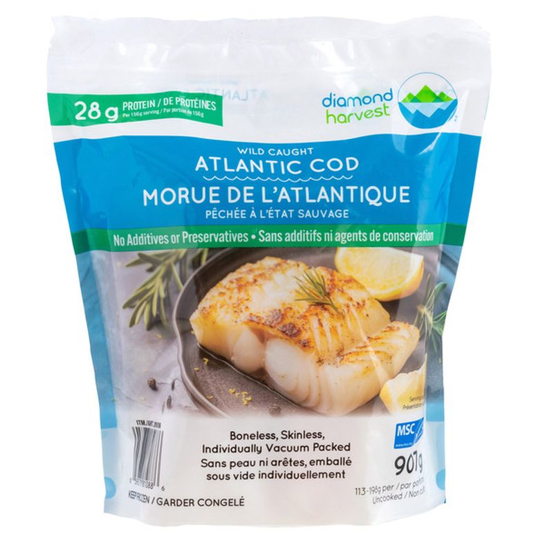 Diamond Harvest Atlantic Cod Loins