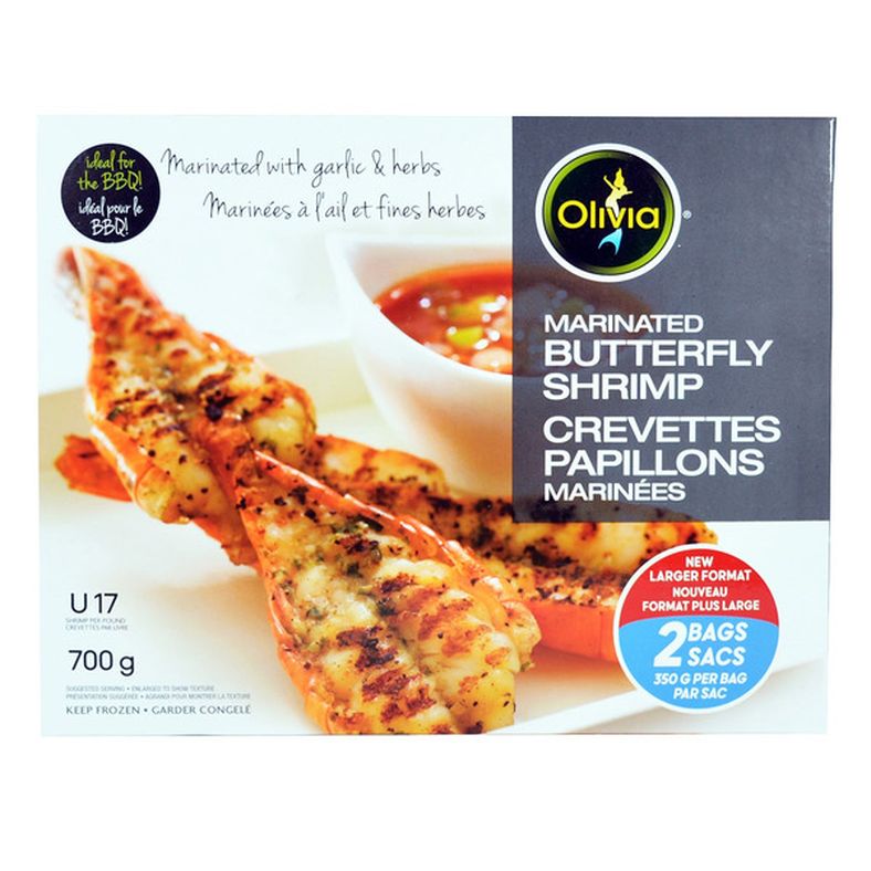 Olivia Marinated Butterfly Shrimp