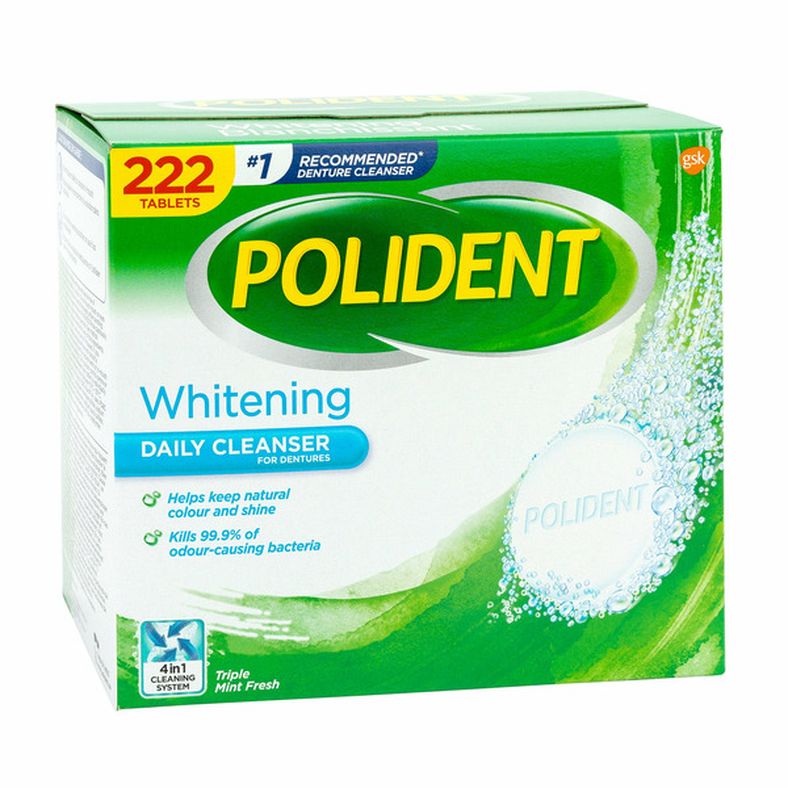 Polident Whitening Tablets