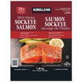 Kirkland Signature Frozen Wild Alaskan Sockeye Salmon