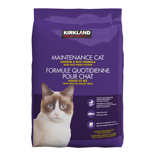 Kirkland Signature Chicken & Rice Formula Premium Maintenance Cat Food