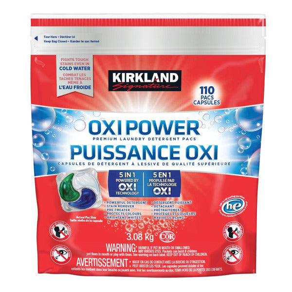 Kirkland Signature Oxi Power Premium Laundry Detergent Pacs