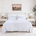 Hotel Signature Cotton Sateen Sheet Set, Queen, 6-Piece