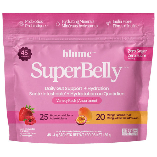 Blume SuperBelly Gut Support + Hydration Variety Pack