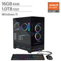 Acer Nitro 85 Gaming Desktop, AMD Ryzen 7 8700F, 16GB RAM, 1TB SSD, NVIDIA GeForce RTX 5060