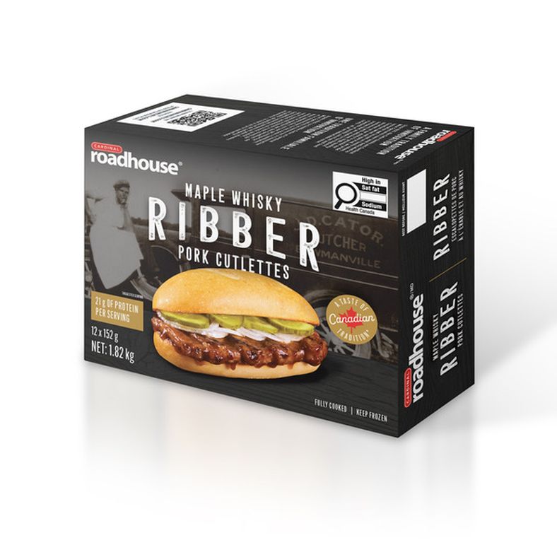 Cardinal Roadhouse Maple Whiskey Ribber Pork Cutlettes