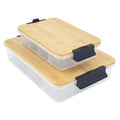 Sabatier Snacklebox Set With Bamboo Lid