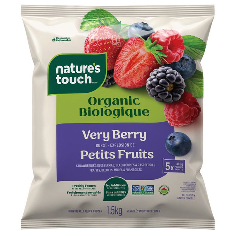 Nature's Touch Organic Very Berry Burst Frozen Mixed Berries