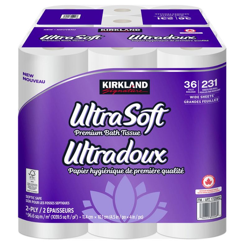 Kirkland Signature Ultra Soft Premium Bath Tissue