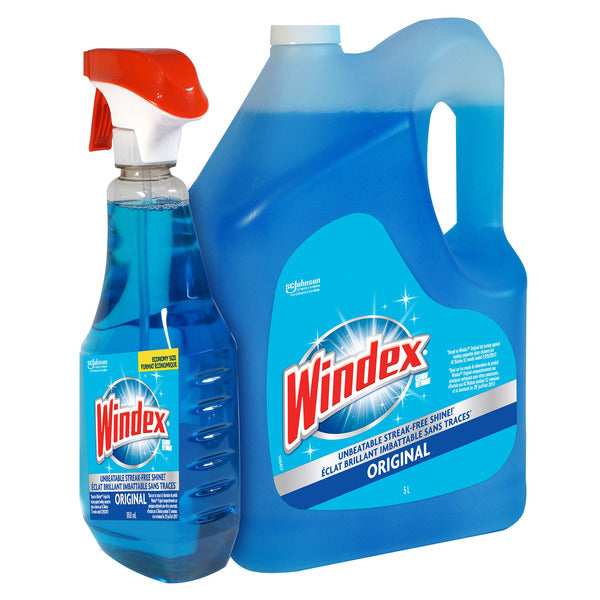 Windex Original Cleaner Glass, 5 L + 950 mL