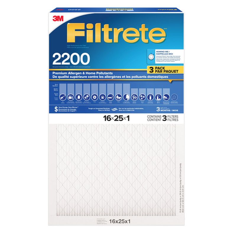 Filtrate 16" x 25" x 1" Elite Allergen Healthy Living Air Filter