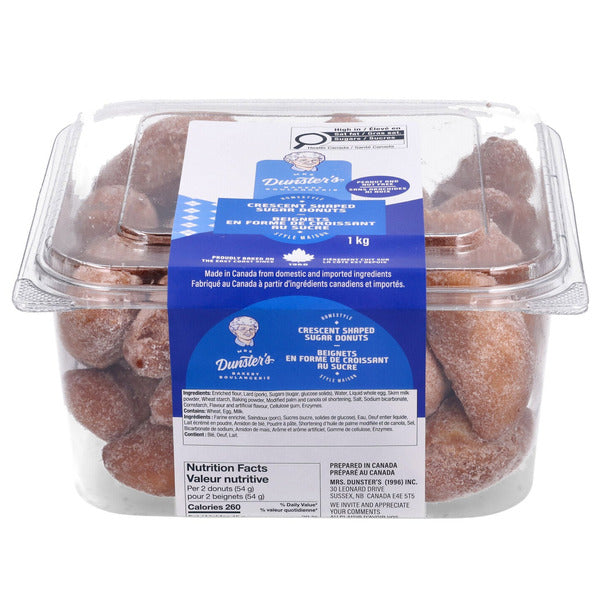 Dunster's Crescent Shaped Sugar Donuts