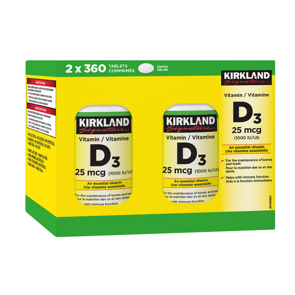 Kirkland Signature 1000 IU Vitamin D