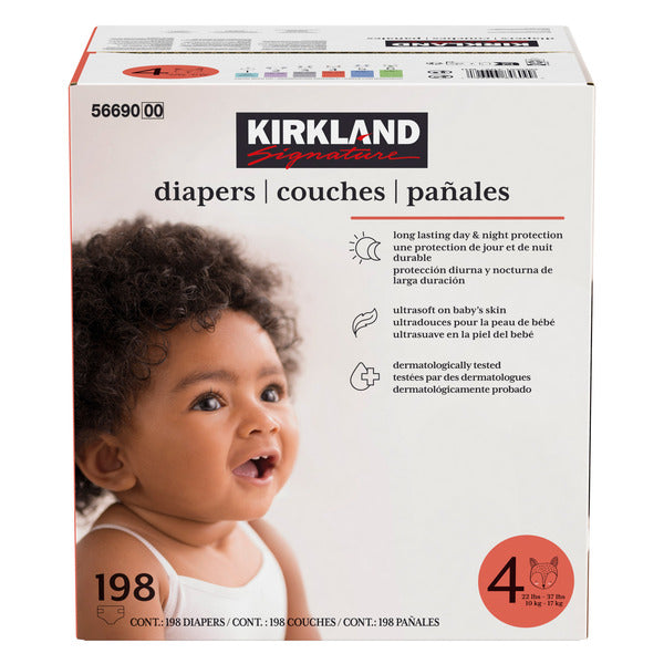 Kirkland Signature Diapers, Size 4