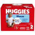 Huggies Little Snugglers Plus Diapers, Size 2