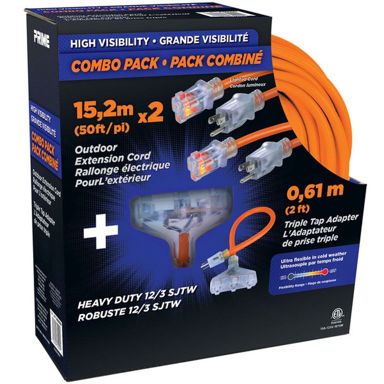 PRIME Outdoor Extension Cords