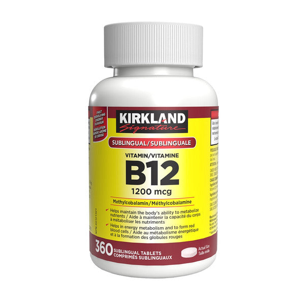 Kirkland Signature 1200 Mcg Vitamin B12 Sublingual Tablets