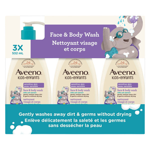 Aveeno Kids’ Face & Body Wash