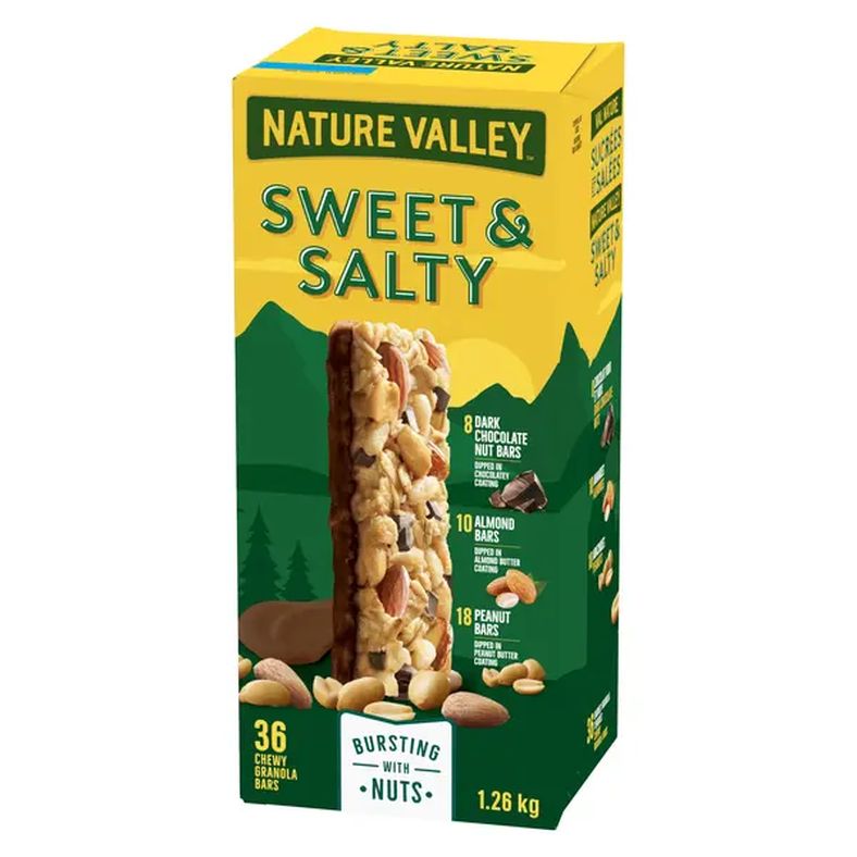 Nature Valley Granola Bars, Sweet and Salty Nut, Variety Pack, Value Pack