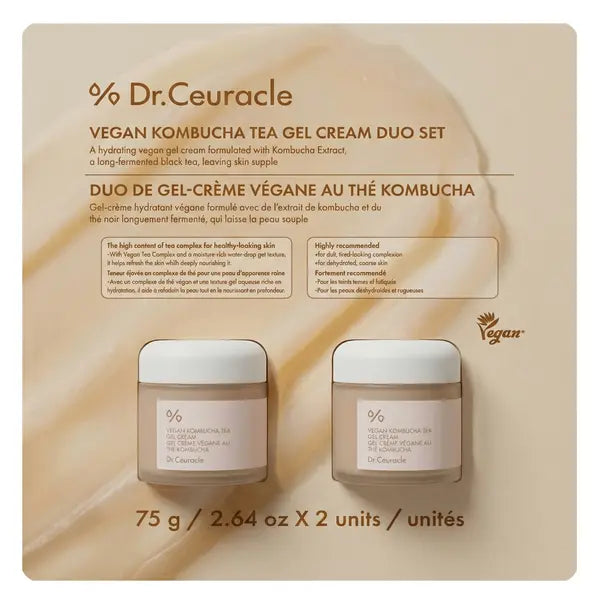 Dr. Ceuracle Vegan Kombucha Tea Gel Cream Duo Set