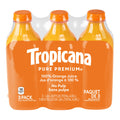 Tropicana Pure Premium 100% Orange Juice, No Pulp, 3 × 1.36 L