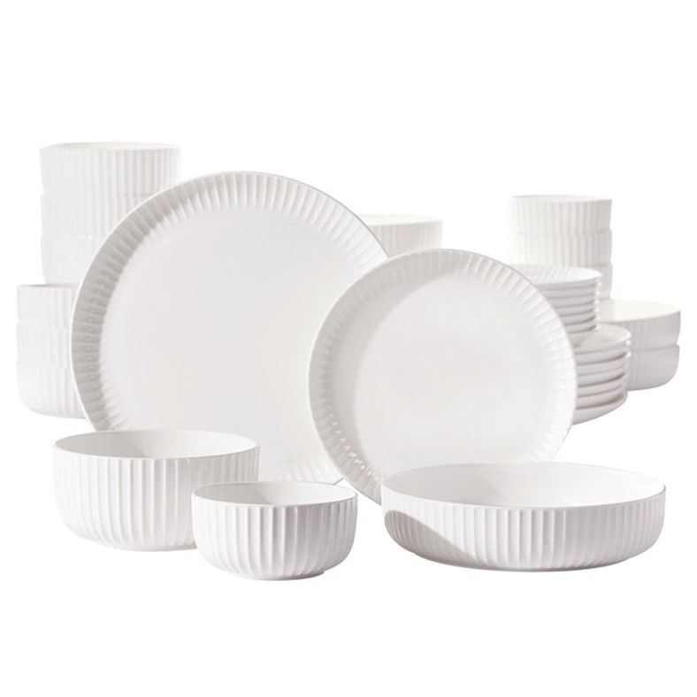 Maison Neuve Ridge Bone China 40-Piece Dinnerware Set