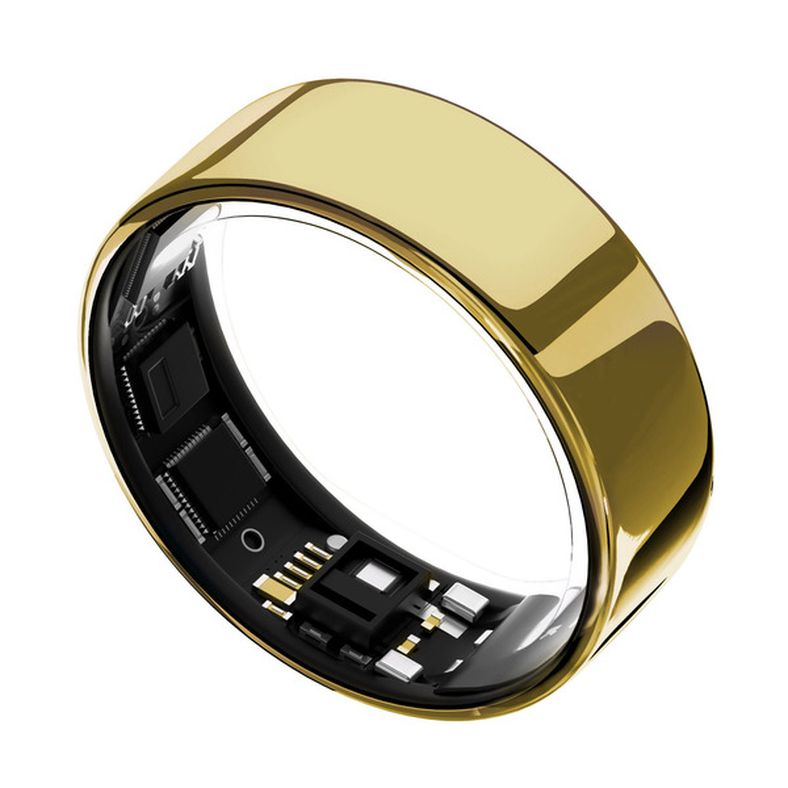 Ultrahuman Ring AIR with 2 Year Ultrahuman X Membership Bundle, Size 8 - Bionic Gold