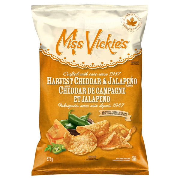 Miss Vickie’s Harvest Cheddar & Jalapeo Kettle Cooked Potato Chips
