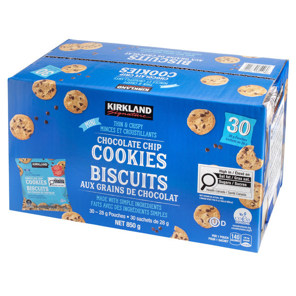 Kirkland Signature Thin & Crispy Mini Chocolate Chip Cookies