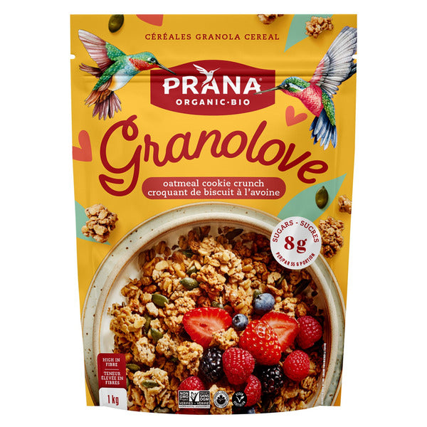 Prana Granolve Organic Oatmeal Cookie Crunch