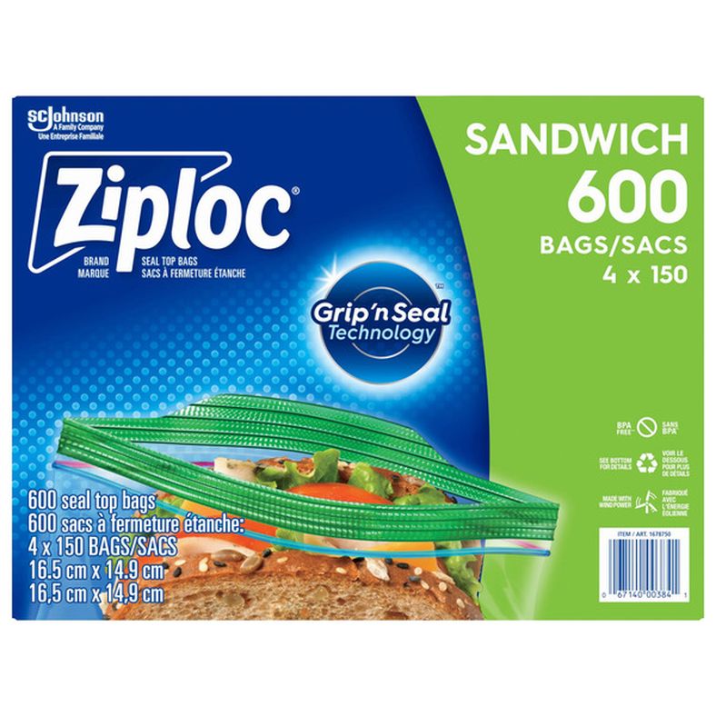 Ziploc Easy Open Sandwich Bags