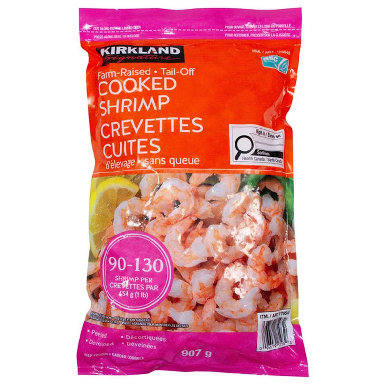 Kirkland Signature Frozen Cooked Shrimp