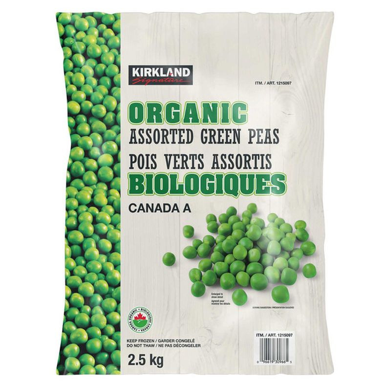 Kirkland Signature Organic Frozen Green Peas