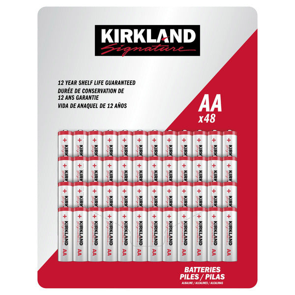 Kirkland Signature AA Alkaline Batteries