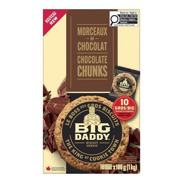Big Daddys Chocolate Chunk Cookies