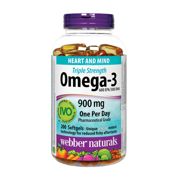 Webber Naturals Triple Strength Omega-3 Softgels