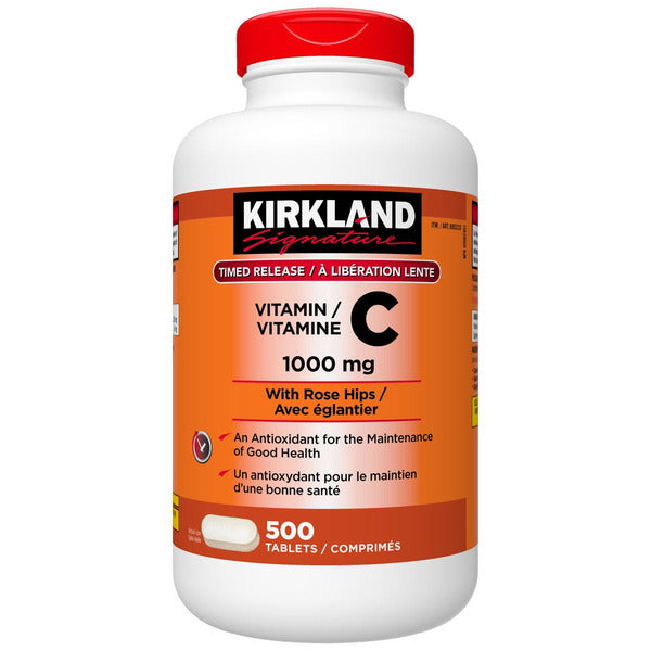 Kirkland Signature Timed Release Vitamin C 1000mg Tablets
