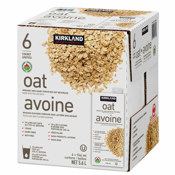 Kirkland Signature Kirkland Signature Organic Oat Beverage, 6 x 946 mL